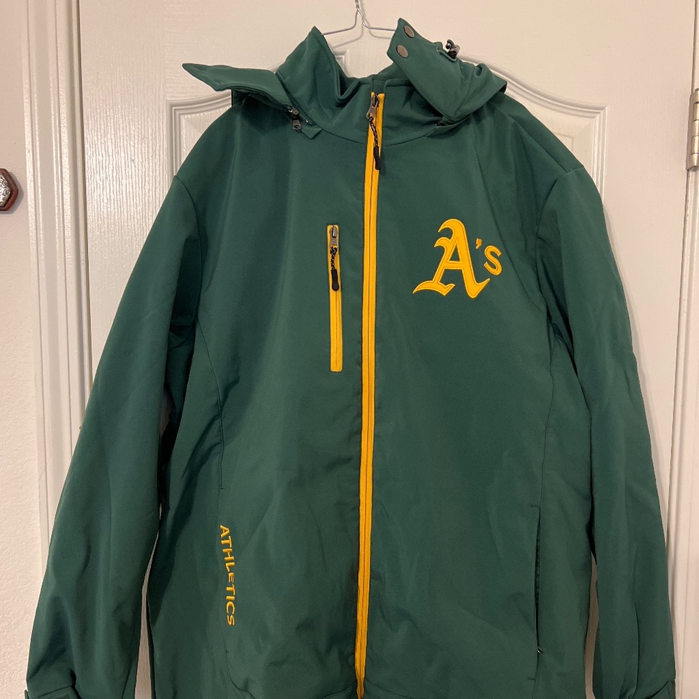 Oakland A’s Waterproof Rain Jacket